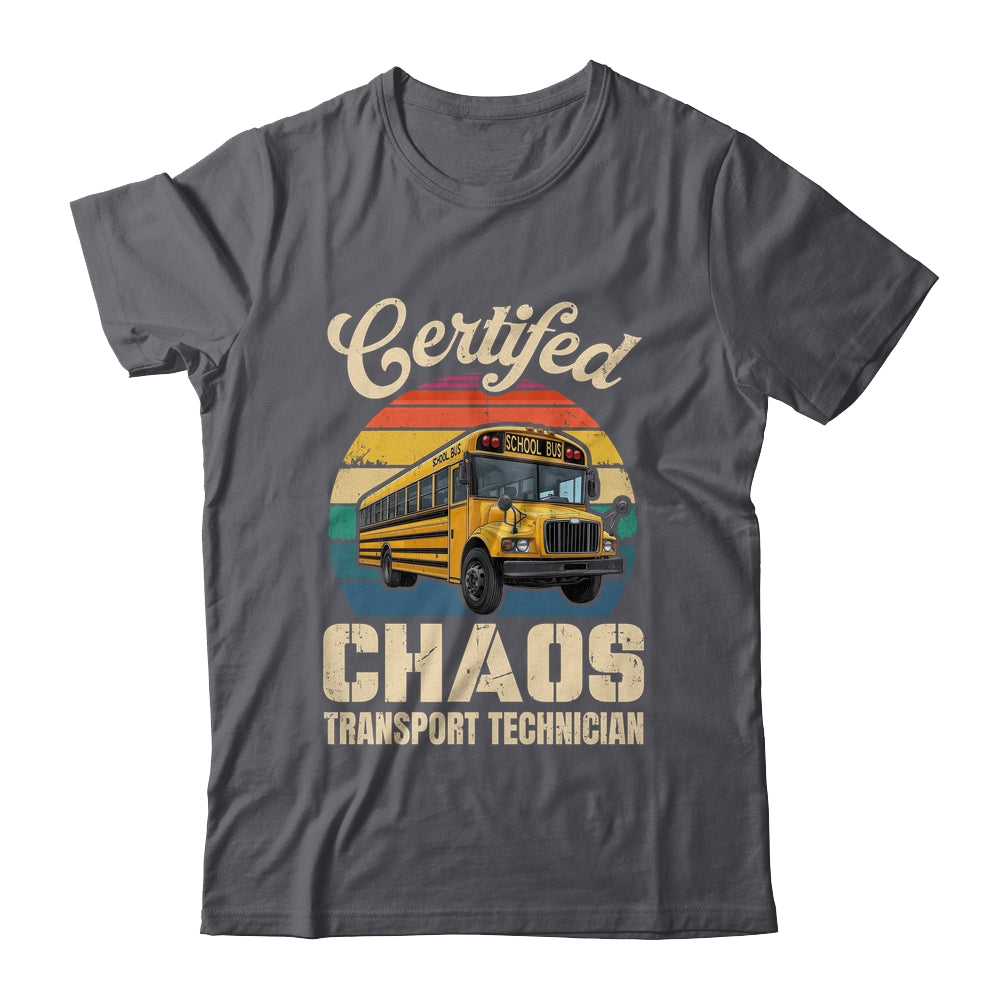 Certified School Bus Driver Art Men Women School Bus Funny Shirt & Hoodie | siriusteestore
