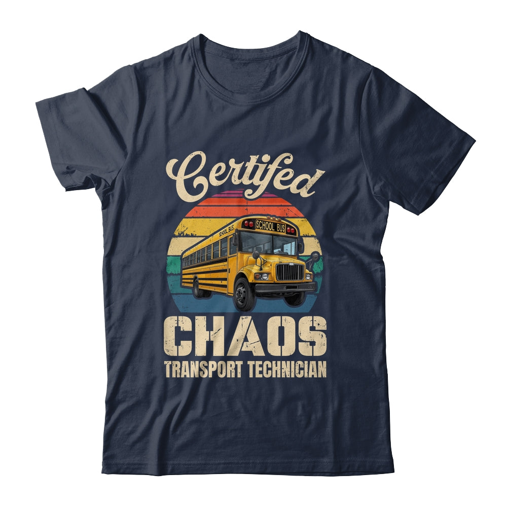 Certified School Bus Driver Art Men Women School Bus Funny Shirt & Hoodie | siriusteestore