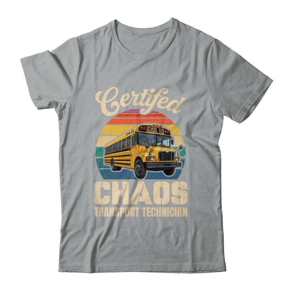 Certified School Bus Driver Art Men Women School Bus Funny Shirt & Hoodie | siriusteestore