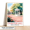 Chapel Hill Travel Print Poster North Carolina Dorm Student Souvenir Wall Art Landscape Picture Suitable For Home Room Living Room Office Bedroom Decor Unframed | siriusteestore