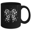 Checkered Bow Tie Flag Automobile Motor Race Car Racing Team Mug | siriusteestore