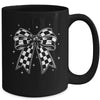 Checkered Bow Tie Flag Automobile Motor Race Car Racing Team Mug | siriusteestore