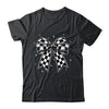Checkered Bow Tie Flag Automobile Motor Race Car Racing Team Shirt & Tank Top | siriusteestore