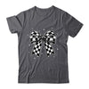 Checkered Bow Tie Flag Automobile Motor Race Car Racing Team Shirt & Tank Top | siriusteestore