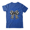 Checkered Bow Tie Flag Automobile Motor Race Car Racing Team Shirt & Tank Top | siriusteestore