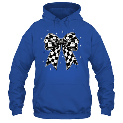 Checkered Bow Tie Flag Automobile Motor Race Car Racing Team Shirt & Tank Top | siriusteestore