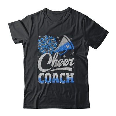 Cheer Coach Funny Cheerleader Cheerleading Blue Women Girl Shirt & Tank Top | siriusteestore