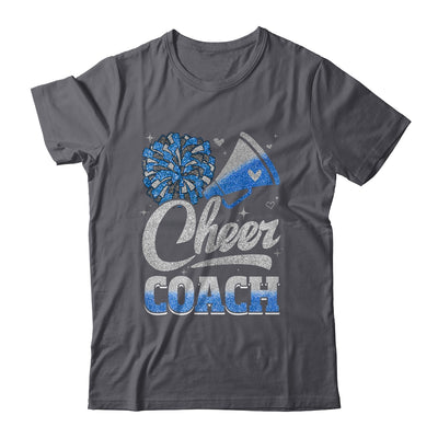 Cheer Coach Funny Cheerleader Cheerleading Blue Women Girl Shirt & Tank Top | siriusteestore