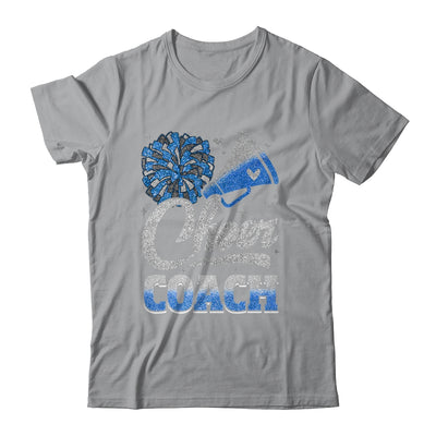 Cheer Coach Funny Cheerleader Cheerleading Blue Women Girl Shirt & Tank Top | siriusteestore