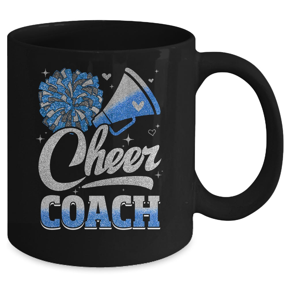 Cheer Coach Funny Cheerleader Cheerleading Blue Women Girl Mug | siriusteestore