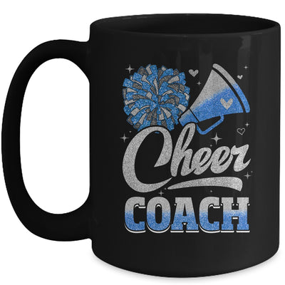 Cheer Coach Funny Cheerleader Cheerleading Blue Women Girl Mug | siriusteestore