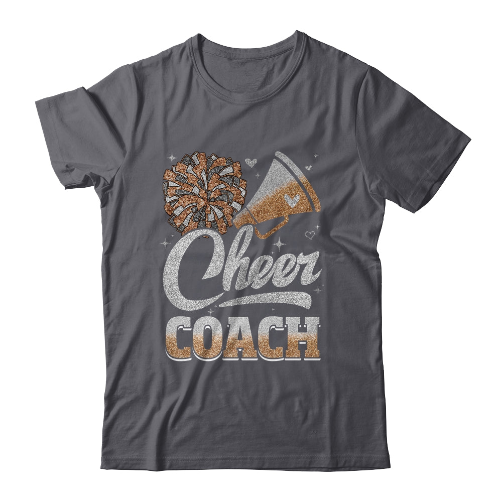 Cheer Coach Funny Cheerleader Cheerleading Brown Women Girl Shirt & Tank Top | siriusteestore