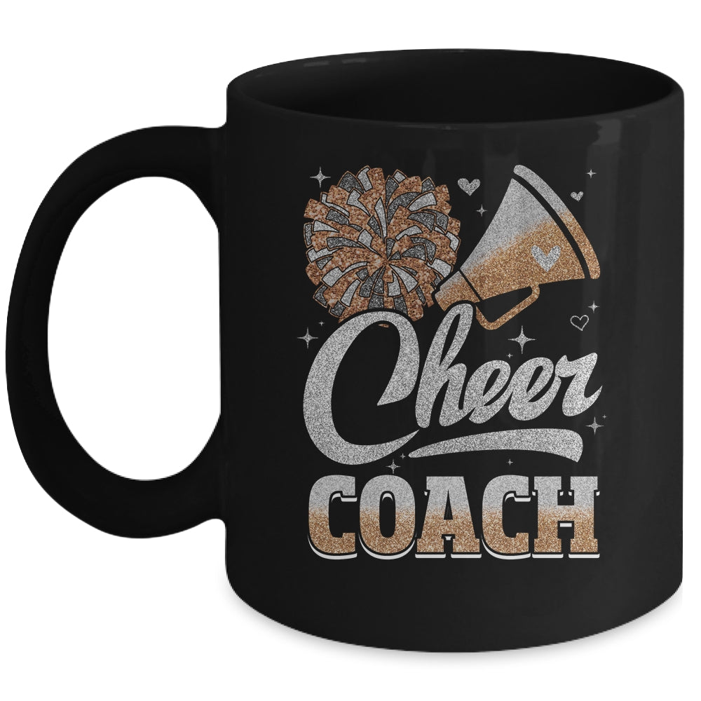 Cheer Coach Funny Cheerleader Cheerleading Brown Women Girl Mug | siriusteestore