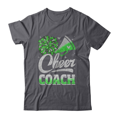 Cheer Coach Funny Cheerleader Cheerleading Green Women Girl Shirt & Tank Top | siriusteestore