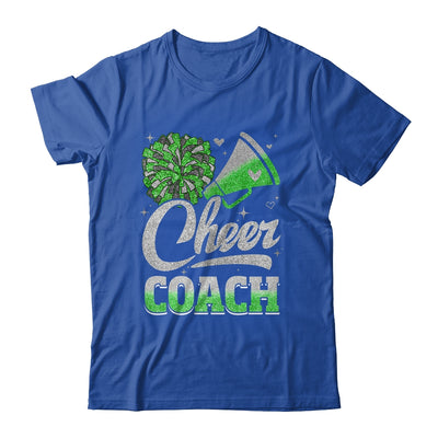 Cheer Coach Funny Cheerleader Cheerleading Green Women Girl Shirt & Tank Top | siriusteestore