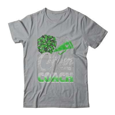 Cheer Coach Funny Cheerleader Cheerleading Green Women Girl Shirt & Tank Top | siriusteestore