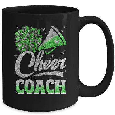 Cheer Coach Funny Cheerleader Cheerleading Green Women Girl Mug | siriusteestore