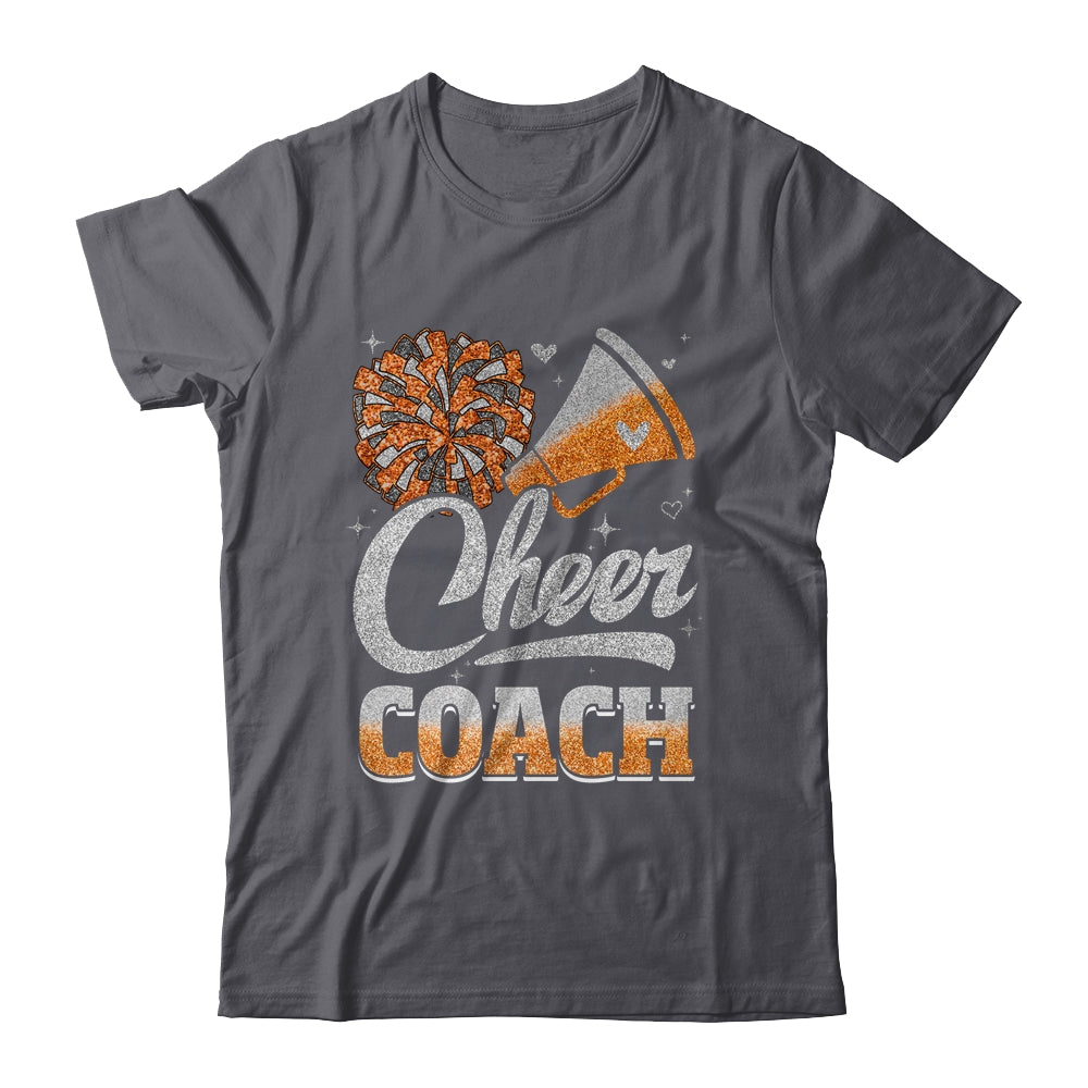Cheer Coach Funny Cheerleader Cheerleading Orange Women Girl Shirt & Tank Top | siriusteestore
