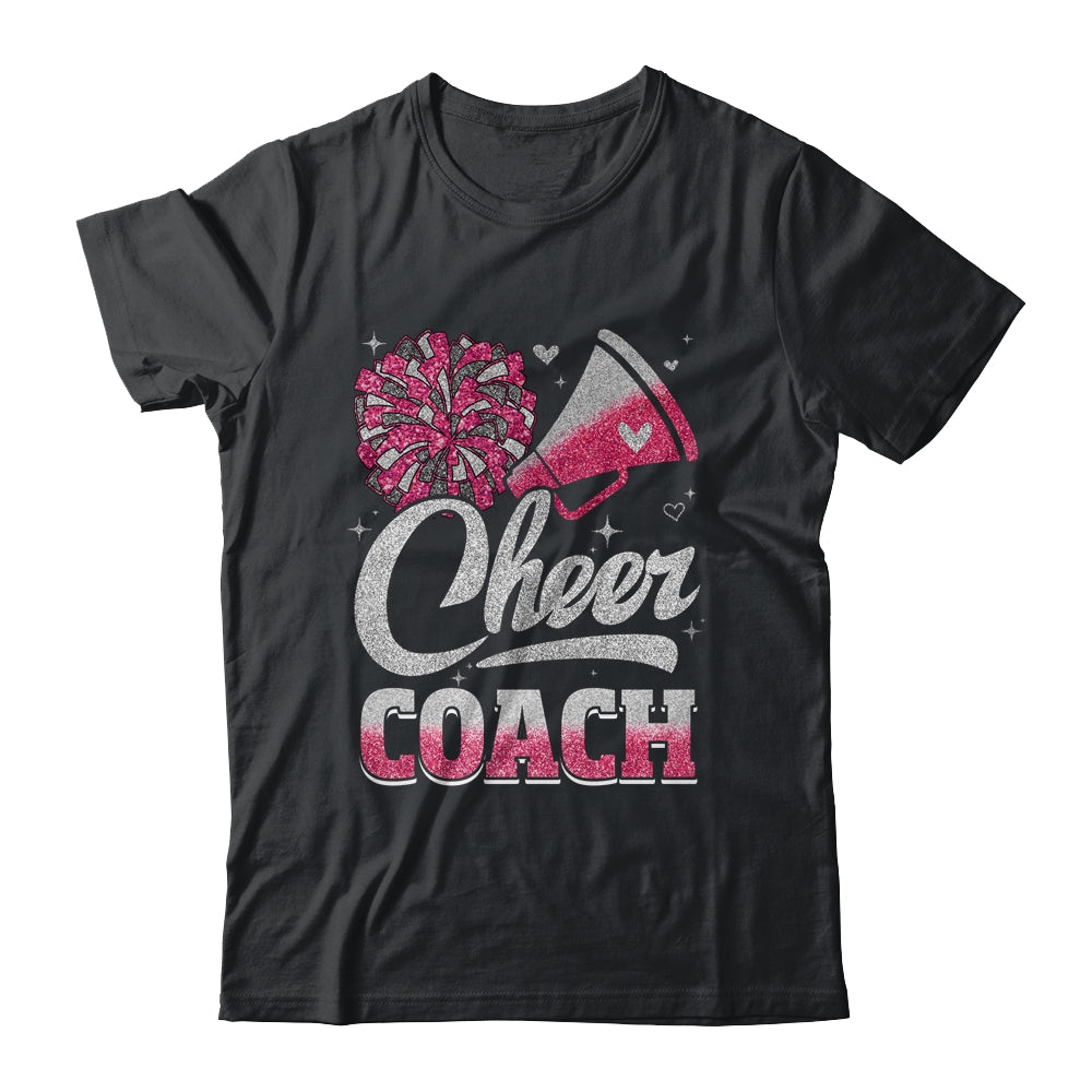 Cheer Coach Funny Cheerleader Cheerleading Pink Women Girl Shirt & Tank Top | siriusteestore
