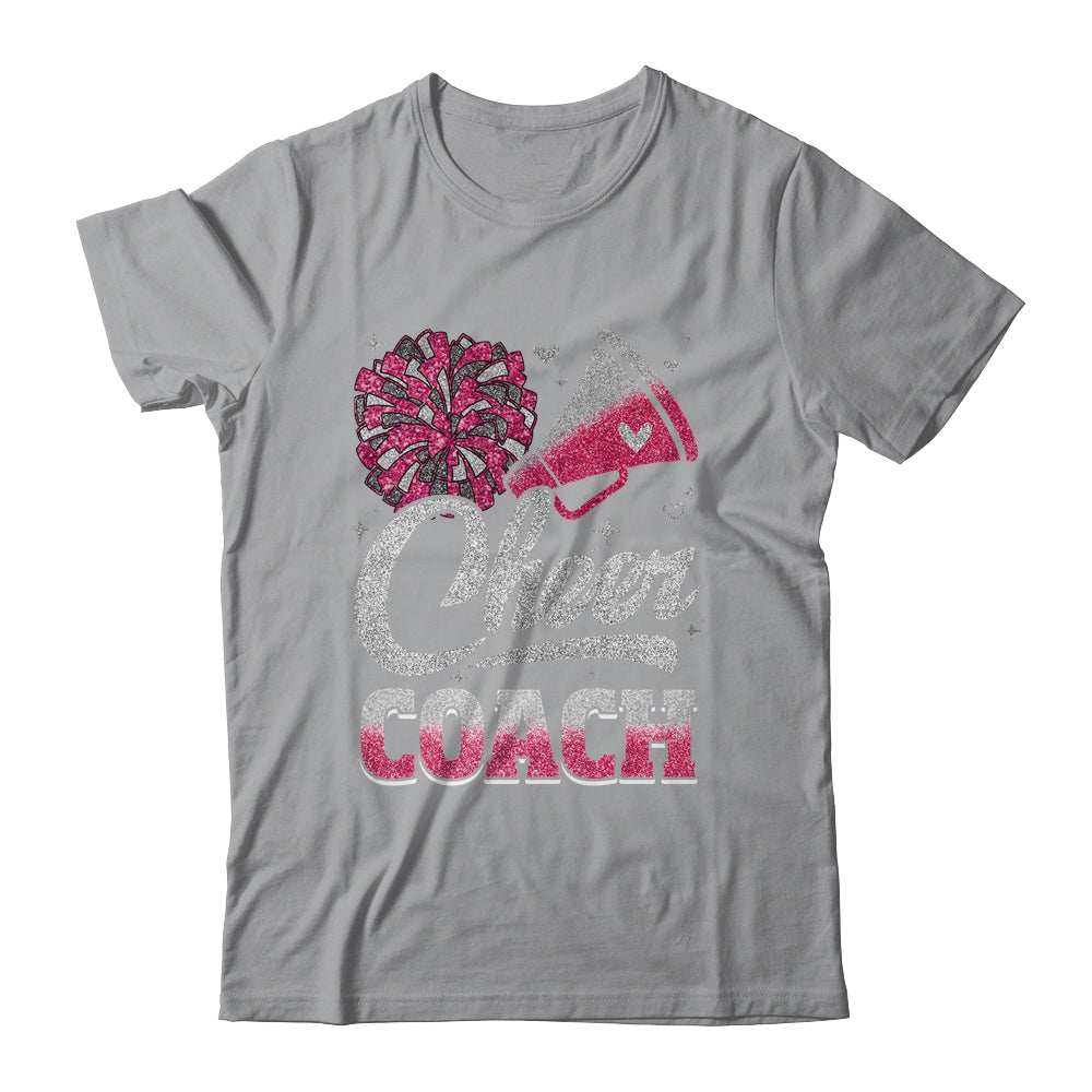 Cheer Coach Funny Cheerleader Cheerleading Pink Women Girl Shirt & Tank Top | siriusteestore
