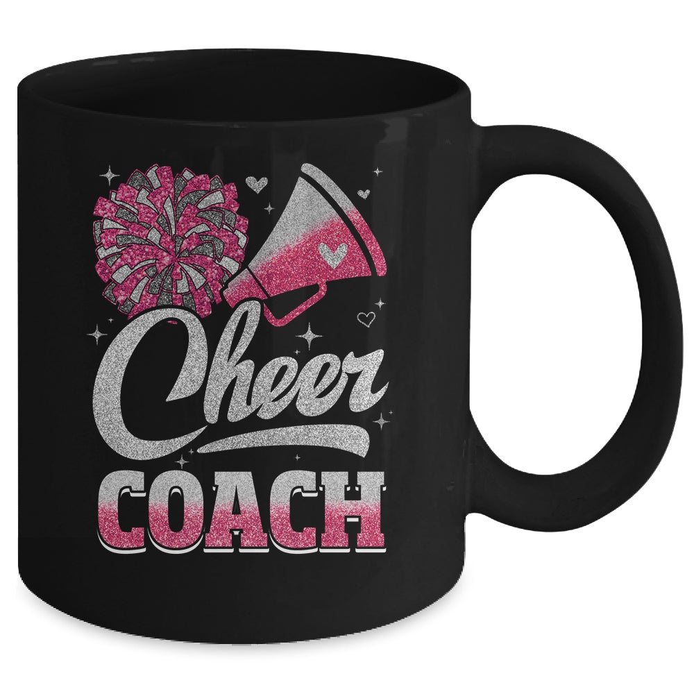 Cheer Coach Funny Cheerleader Cheerleading Pink Women Girl Mug | siriusteestore