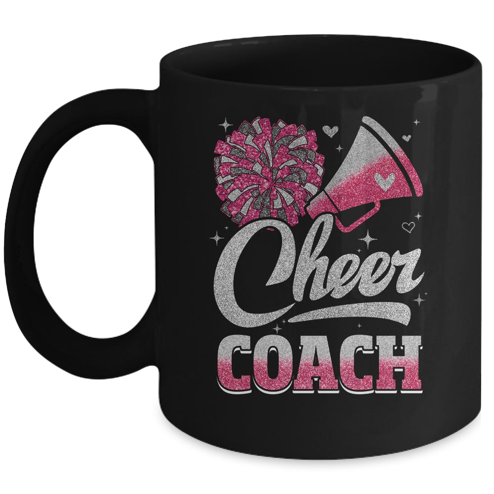 Cheer Coach Funny Cheerleader Cheerleading Pink Women Girl Mug | siriusteestore