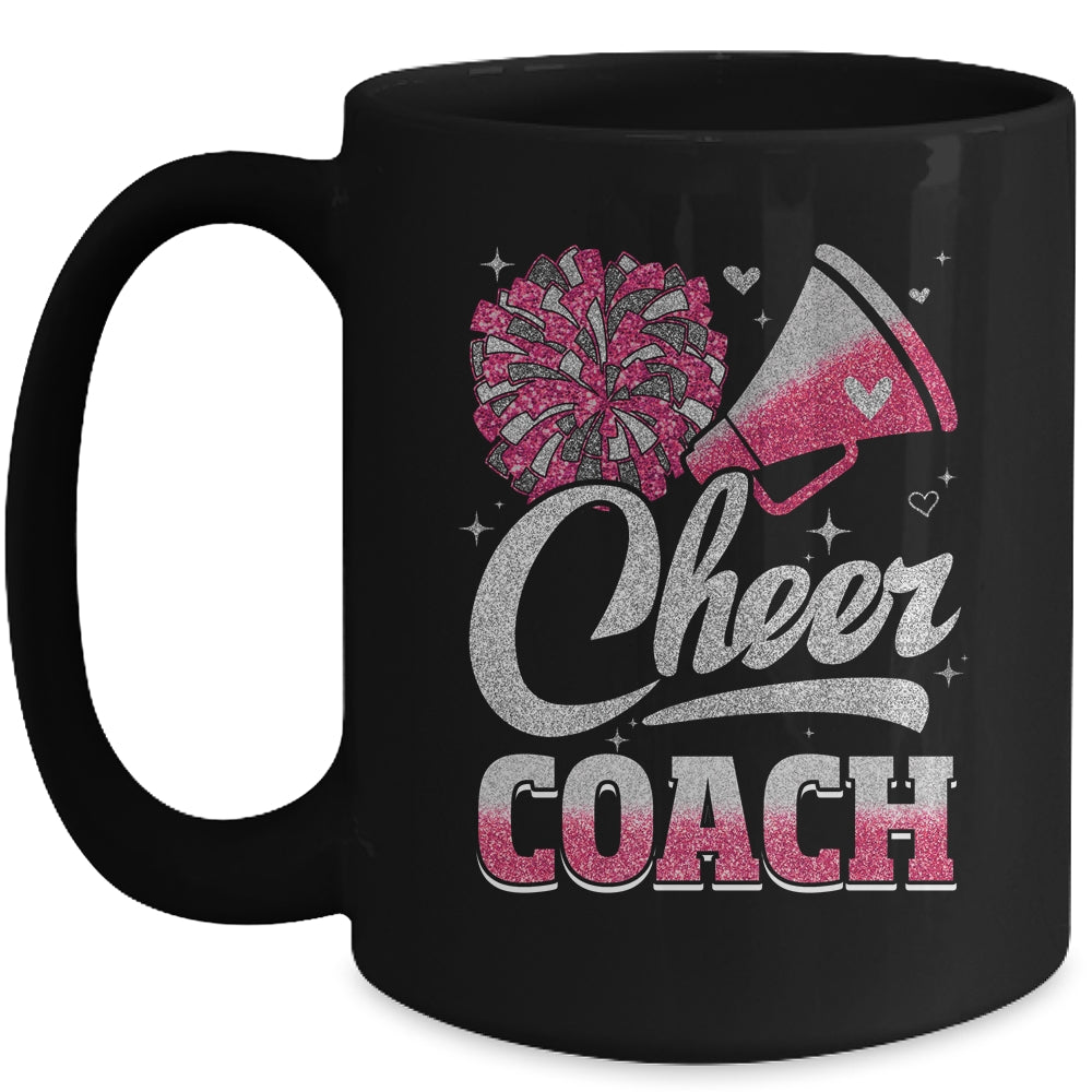 Cheer Coach Funny Cheerleader Cheerleading Pink Women Girl Mug | siriusteestore