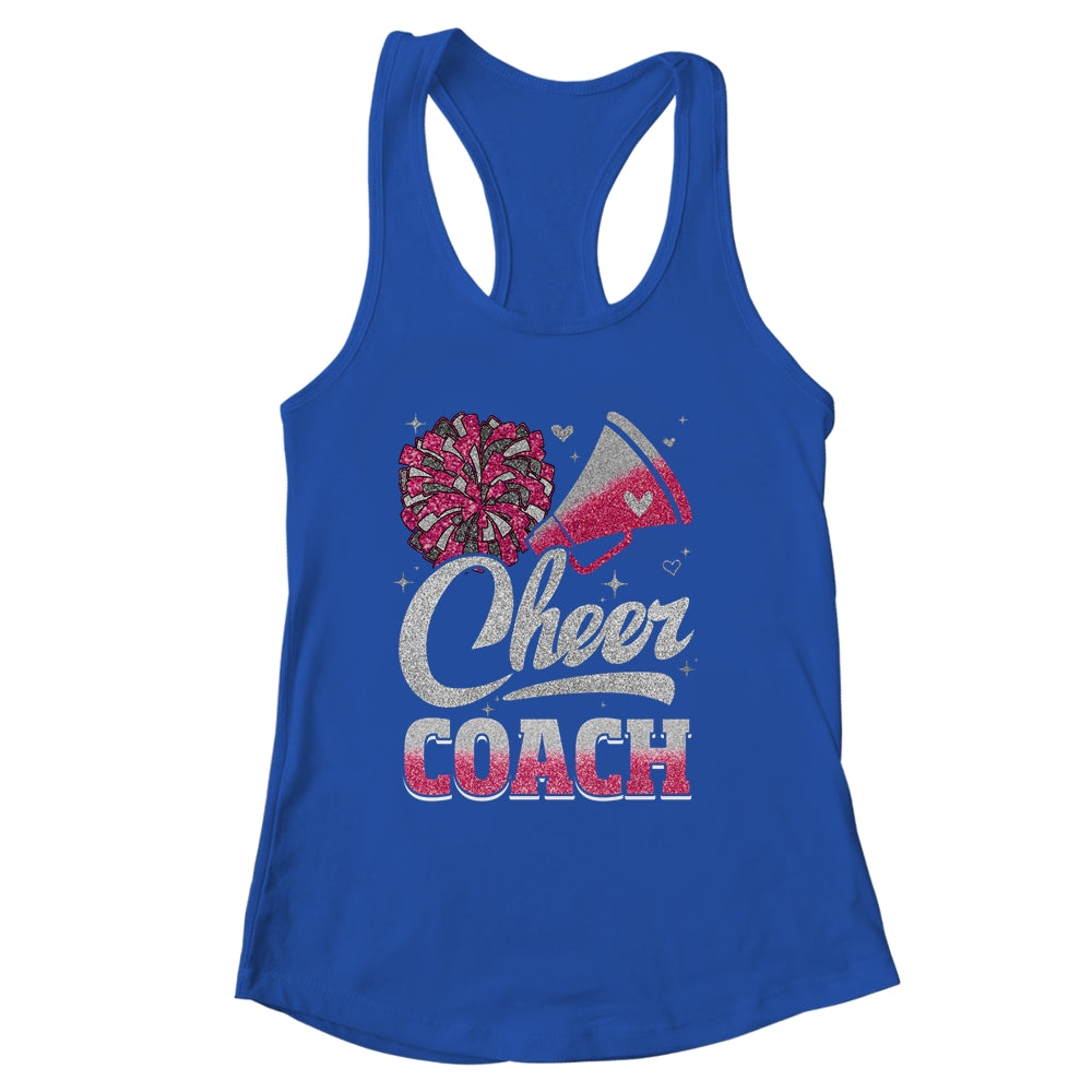 Cheer Coach Funny Cheerleader Cheerleading Pink Women Girl Shirt & Tank Top | siriusteestore