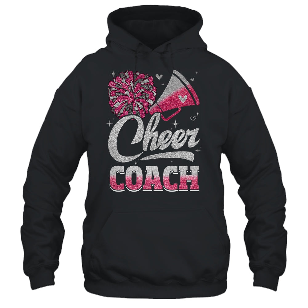 Cheer Coach Funny Cheerleader Cheerleading Pink Women Girl Shirt & Tank Top | siriusteestore