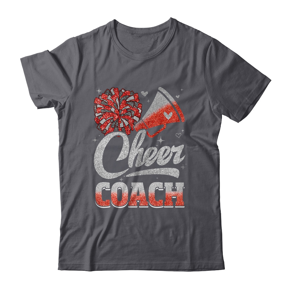Cheer Coach Funny Cheerleader Cheerleading Red Women Girl Shirt & Tank Top | siriusteestore