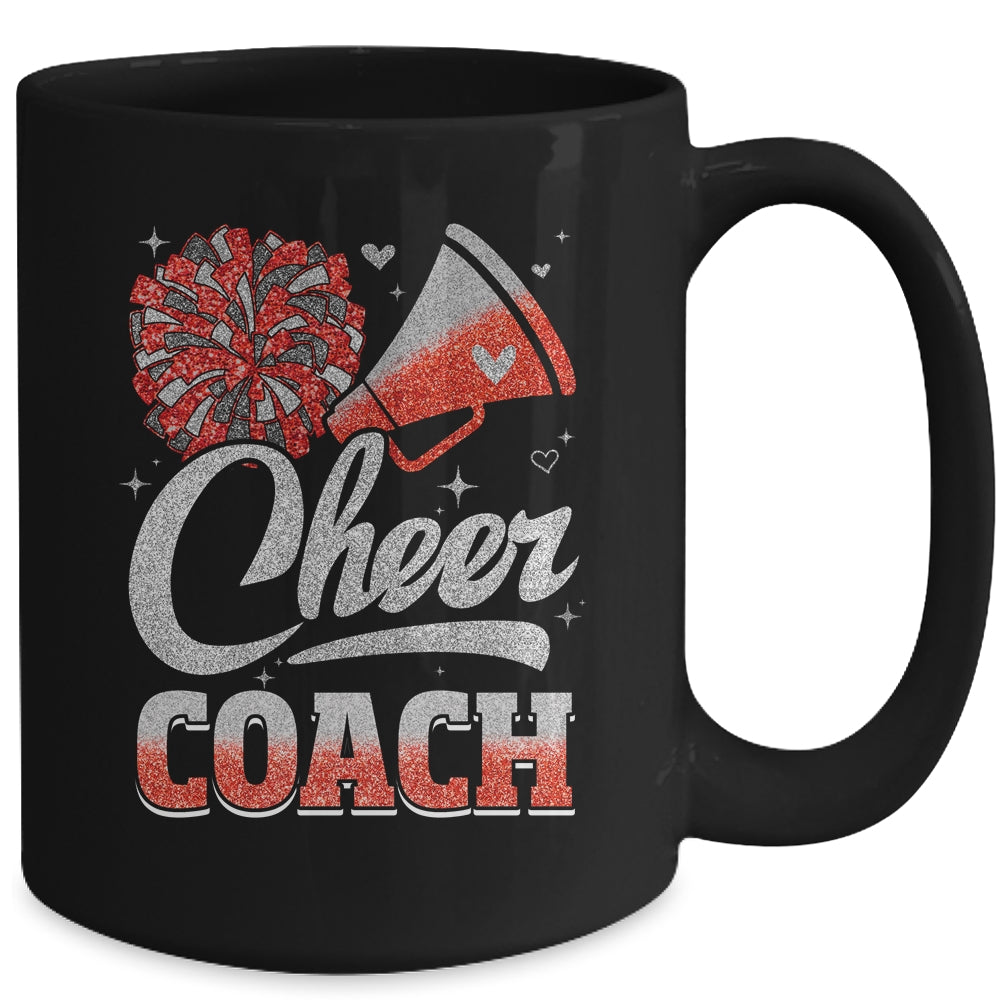 Cheer Coach Funny Cheerleader Cheerleading Red Women Girl Mug | siriusteestore