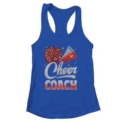 Cheer Coach Funny Cheerleader Cheerleading Red Women Girl Shirt & Tank Top | siriusteestore