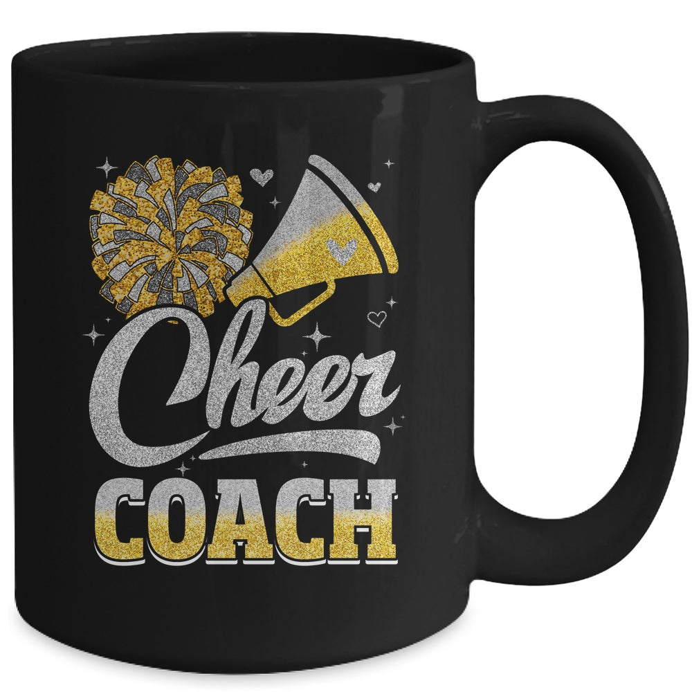 Cheer Coach Funny Cheerleader Cheerleading Yellow Women Girl Mug | siriusteestore