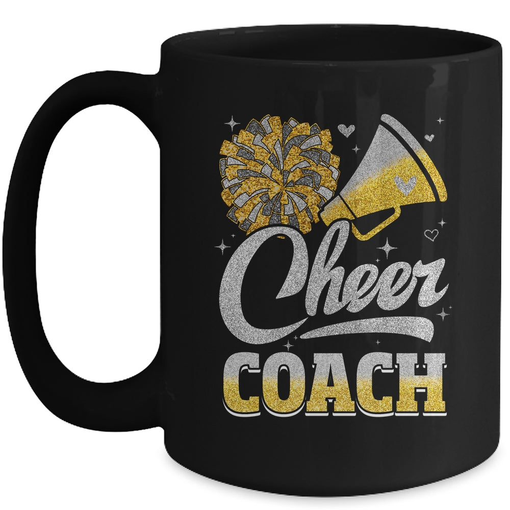 Cheer Coach Funny Cheerleader Cheerleading Yellow Women Girl Mug | siriusteestore