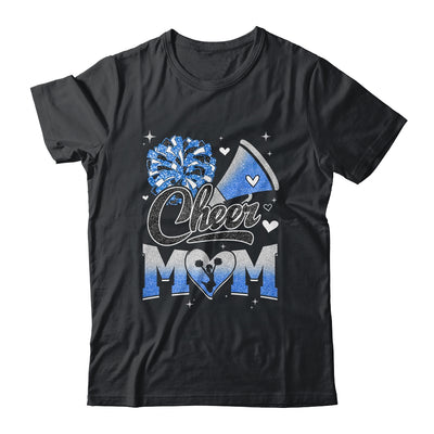 Cheer Mom Blue Cheerleading Football For Women Graphic Shirt & Tank Top | siriusteestore
