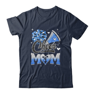 Cheer Mom Blue Cheerleading Football For Women Graphic Shirt & Tank Top | siriusteestore