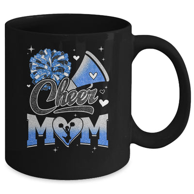 Cheer Mom Blue Cheerleading Football For Women Graphic Mug | siriusteestore