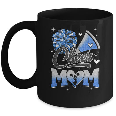 Cheer Mom Blue Cheerleading Football For Women Graphic Mug | siriusteestore