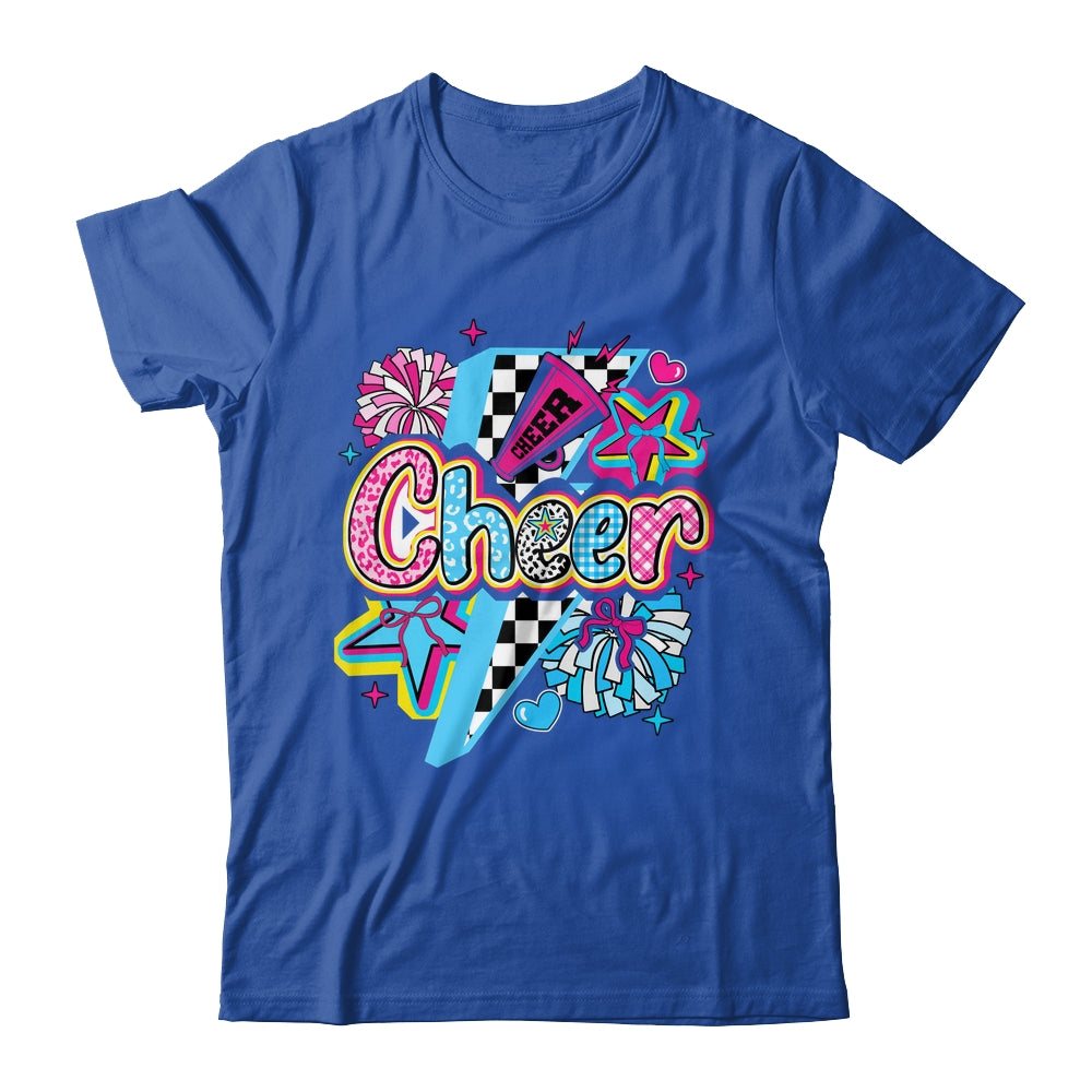 Cheer Mom Cheerleader Coquette Bow Colorful Football Season Shirt & Tank Top | siriusteestore
