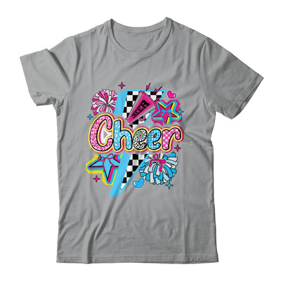 Cheer Mom Cheerleader Coquette Bow Colorful Football Season Shirt & Tank Top | siriusteestore