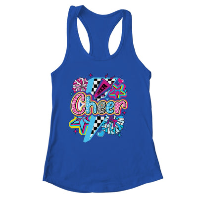 Cheer Mom Cheerleader Coquette Bow Colorful Football Season Shirt & Tank Top | siriusteestore