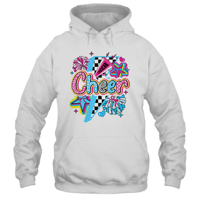 Cheer Mom Cheerleader Coquette Bow Colorful Football Season Shirt & Tank Top | siriusteestore