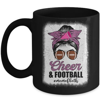 Cheer Mom Football Son Daugher Cheerleading Cheer Bleached Mug | siriusteestore