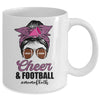 Cheer Mom Football Son Daugher Cheerleading Cheer For Women Mug | siriusteestore