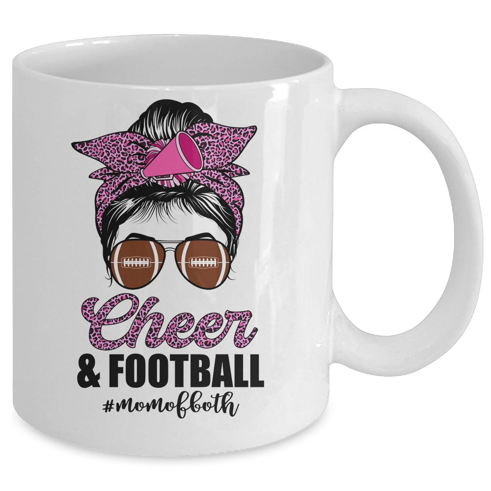 Cheer Mom Football Son Daugher Cheerleading Cheer For Women Mug | siriusteestore