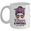 Cheer Mom Football Son Daugher Cheerleading Cheer For Women Mug | siriusteestore