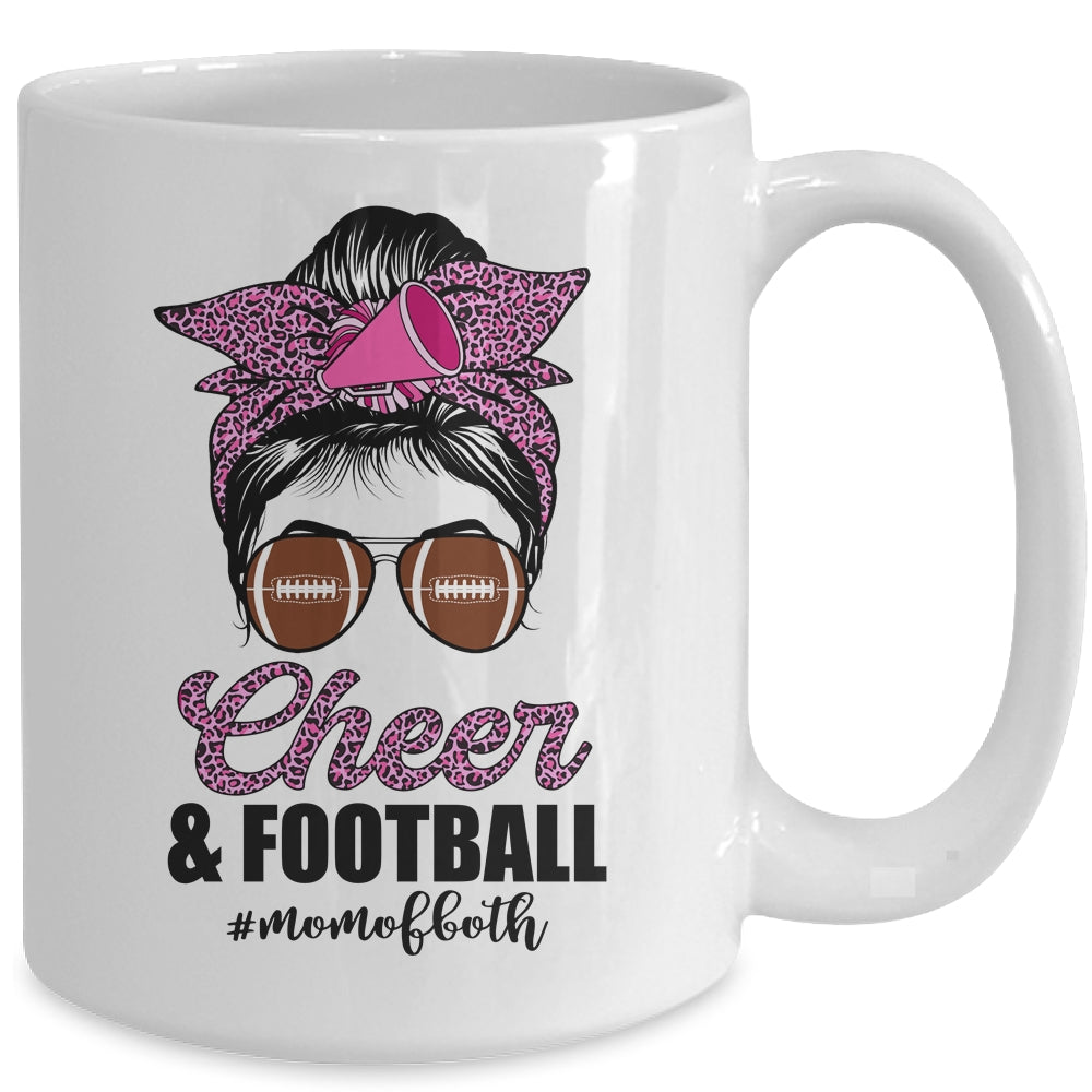 Cheer Mom Football Son Daugher Cheerleading Cheer For Women Mug | siriusteestore