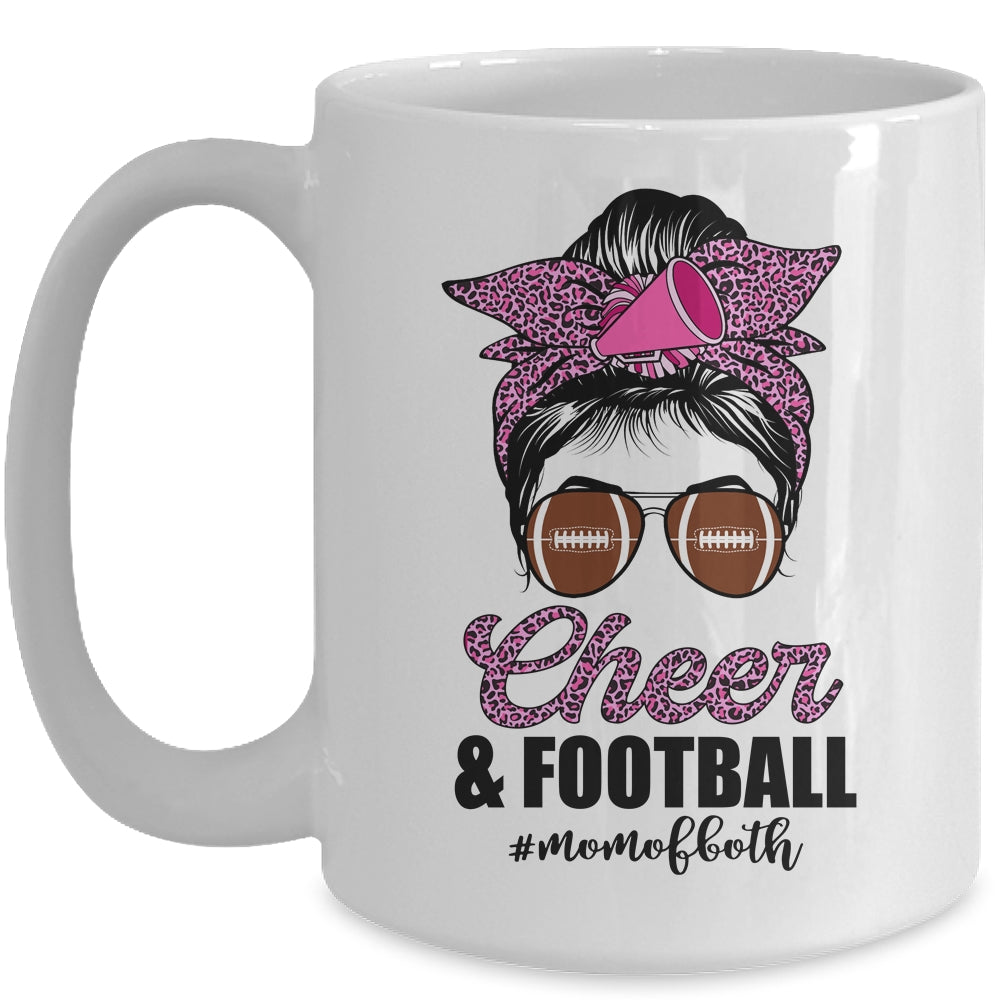 Cheer Mom Football Son Daugher Cheerleading Cheer For Women Mug | siriusteestore