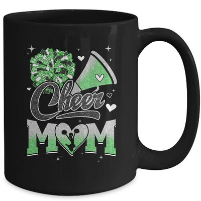 Cheer Mom Green Cheerleading Football For Women Graphic Mug | siriusteestore