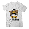Cheer Mom Mama Parents Cheerleading Mom Messy Bun Shirt & Tank Top | siriusteestore